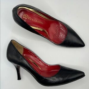 BECCACCINO Womens Black Pumps Heels size 7